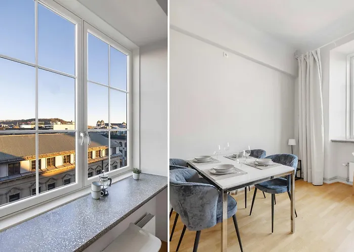 아파트 Dinbnb L Cozy Modern In - 1 Min To Tram